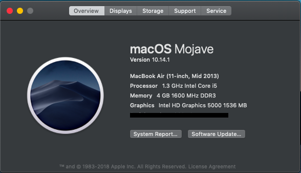 Finding the Operating System Version for Your Mac