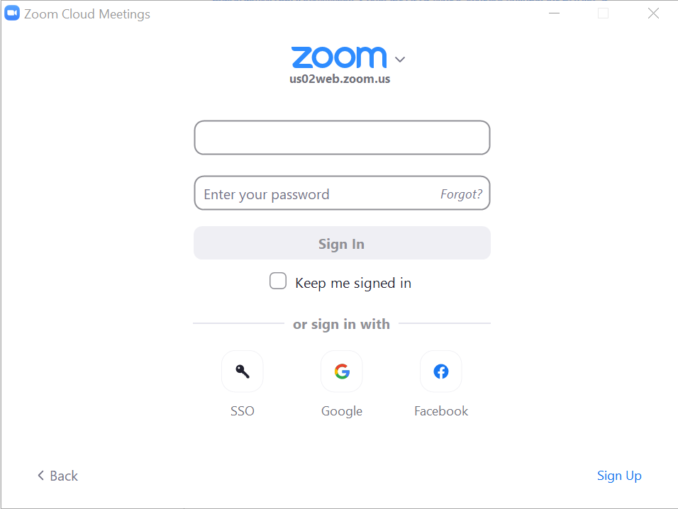 Using the Zoom Desktop App