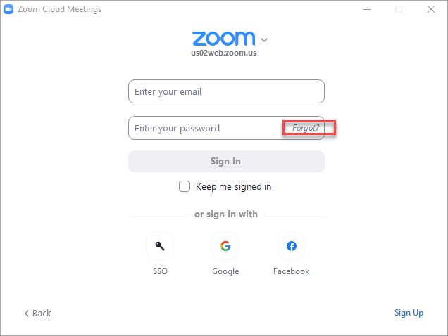 Using the Zoom Desktop App