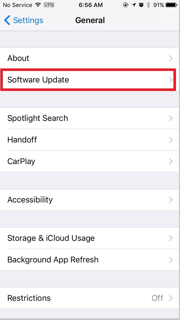 Updating an Apple Mobile Device