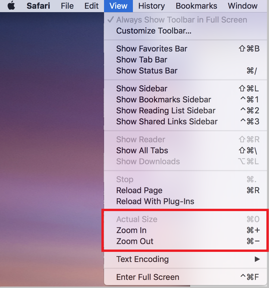 Zooming In/Out in Different Browsers