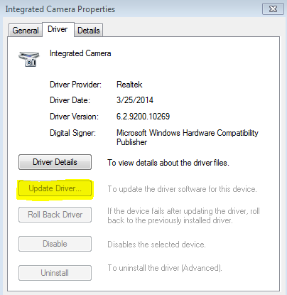 Webcam Not Working Due to Outdated Drivers (PC)